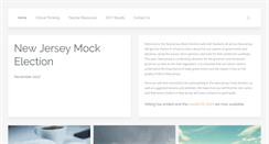 Desktop Screenshot of njmockelection.org