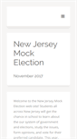 Mobile Screenshot of njmockelection.org