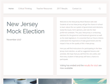 Tablet Screenshot of njmockelection.org